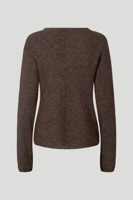 Philosophy Blues Original naisten neulepusero, TORNA KNIT Tummanruskea