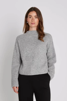 Philosophy Blues Original naisten neulepusero, TORNA KNIT Vaaleanharmaa