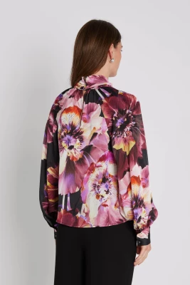 Philosophy Blues Original naisten pusero, VISKO SORIN BLOUSE Kuosi, Punainen