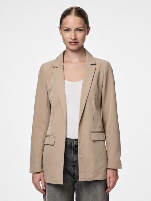 Pieces naisten bleiseri, PCBOZZY LS LOOSE BLAZER  Silver Mink