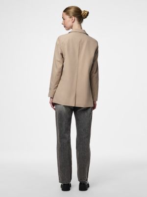 Pieces naisten bleiseri, PCBOZZY LS LOOSE BLAZER  Silver Mink