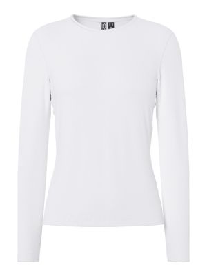 Pieces, Naisten Paita, Sirene LS Tee  Bright White