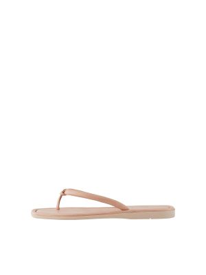 Pieces Naisten Sandaalit PCVALIMA LEATHER SANDAL Nude