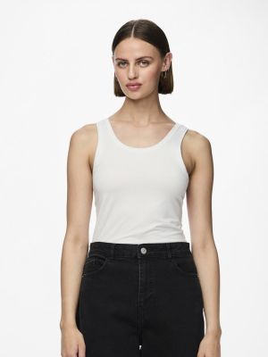 Pieces Naisten Toppi PCSIRENE TANK TOP Bright White