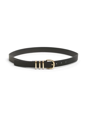 Pieces naisten vyö, PCLEA JEANS BELT  Black Black W/Gold