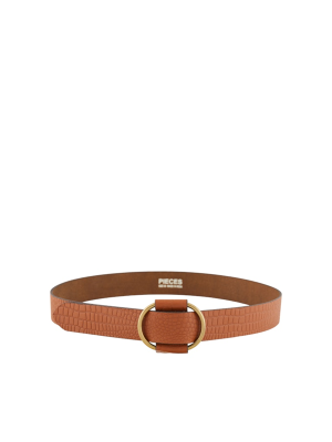 Pieces naisten vyö, PCPILJA LEATHER JEANS BELT FC Root Beer