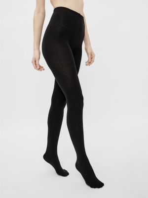 Pieces Paksut Sukkahousut, Kaya Fleece Tight Black
