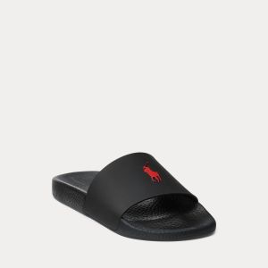 Polo Ralph Lauren flipflopit, POLO SLIDE Musta