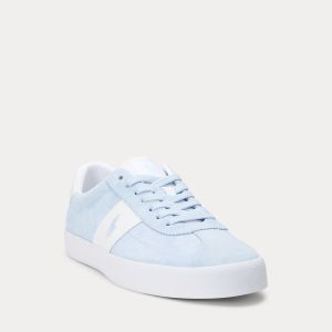 Polo Ralph Lauren kengät, CRT VULC SUEDE SNEAKER Vaaleansininen