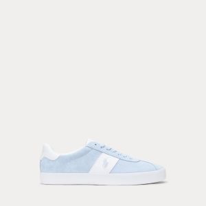 Polo Ralph Lauren kengät, CRT VULC SUEDE SNEAKER Vaaleansininen