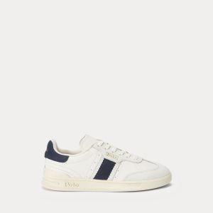 Polo Ralph Lauren  kengät, HTR AERA-SNEAKERS-LOW TOP LACE Valkoinen