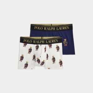Polo Ralph Lauren miesten bokserit, TRUNK GIFT BOX 2-PACK COTTON BEAR 