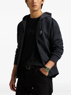 Polo Ralph Lauren miesten huppari, DOUBLE KNIT FULL ZIP HOODIE Musta