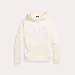 Polo Ralph Lauren miesten huppari, LOOPBACK FLEECE HOODIE Luonnonvalkoinen