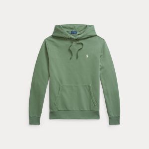 Polo Ralph Lauren miesten huppari, LOOPBACK FLEECE HOODIE Vihreä