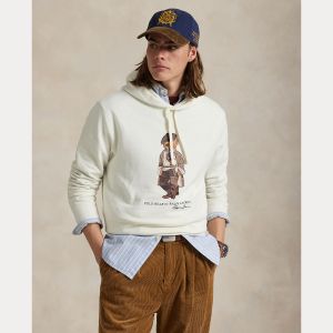 Polo Ralph Lauren miesten huppari, TEDDY HOODIE Valkoinen
