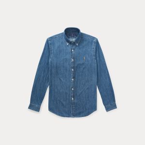 Polo Ralph Lauren miesten kauluspaita, DENIM SHIRT Indigo