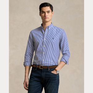 Polo Ralph Lauren miesten kauluspaita, LONG SLEEVE-SPORT SHIRT Sininen