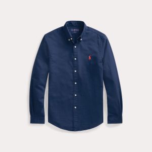 Polo Ralph Lauren miesten kauluspaita, LONG SLEEVE-SPORT Sininen
