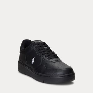 Polo Ralph Lauren Miesten Kengät, MASTERS CRT-SNEAKERS-LOW TOP LACE NAVY WHITE Musta