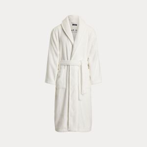 Polo Ralph Lauren miesten kylpytakki, KIMONO ROBE Valkoinen