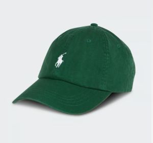 Polo Ralph Lauren miesten lippis, COTTON CHINO BALL CAP Vihreä