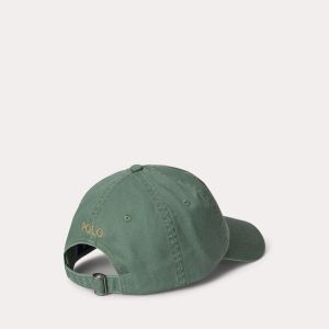 Polo Ralph Lauren miesten lippis, COTTON CHINO BALL CAP Vihreä