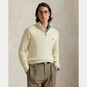 Polo Ralph Lauren miesten neule, COTTON HALF ZIP PULLOVER Kerma