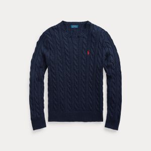 Polo Ralph Lauren miesten neule, LS DRIVE LONG SLEEVE PULLOVER Tummansininen