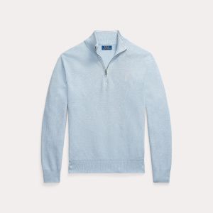 Polo Ralph Lauren miesten neule, POLO HALF ZIP Keskisininen