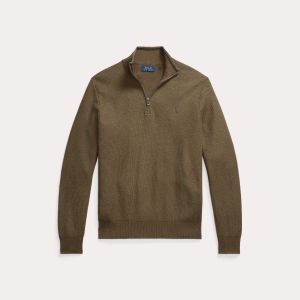 Polo Ralph Lauren miesten neule, POLO HALF ZIP Khaki