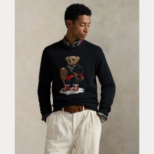 Polo Ralph Lauren miesten neulepsuero, HOLIDAY BEAR Musta