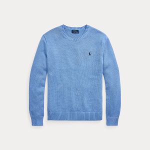 Polo Ralph Lauren Miesten Neulepusero, LONG SLEEVE-SWEATER Keskisininen