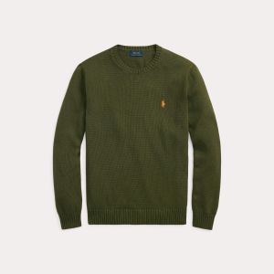 Polo Ralph Lauren Miesten Neulepusero, LONG SLEEVE-SWEATER Khaki