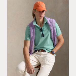 Polo Ralph Lauren miesten pikeepaita, POLO PIKEE CUSTOM SLIM Limenvihreä