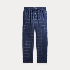 Polo Ralph Lauren miesten pyjamahousut, PYJAMA PANT-PANT-SLEEP BOTTOM Tummansininen