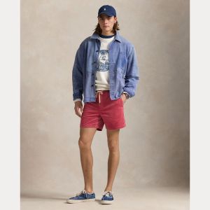 Polo Ralph Lauren miesten shortsit, POLO CORDUROY SHORTS Punainen