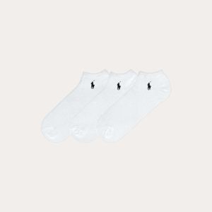 Polo Ralph Lauren miesten sukat, 3-PACK SOCK Valkoinen