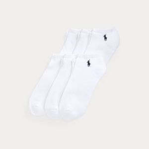 Polo Ralph Lauren miesten sukat, POLO SNEAKER 6-PACK Valkoinen