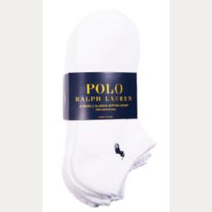 Polo Ralph Lauren miesten sukat, POLO SNEAKER 6-PACK Valkoinen