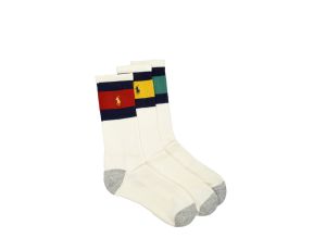 Polo Ralph Lauren miesten sukat, POLO TENNIS SOCK COLOR Valkoinen