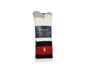 Polo Ralph Lauren miesten sukat, POLO TENNIS SOCK COLOR Valkoinen