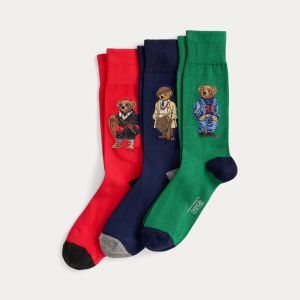 Polo Ralph Lauren miesten sukkapaketti, BEAR GIFT BOX SET Ei Värikoodia