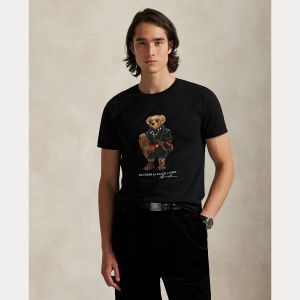 Polo Ralph Lauren miesten t-paita, BEAR T-SHIRT HOLIDAY Musta