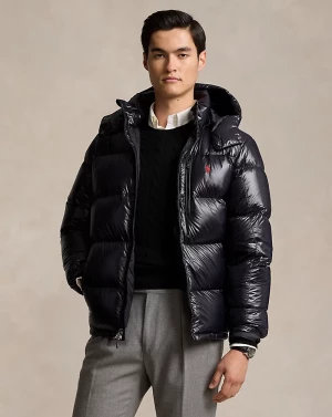 Polo Ralph Lauren Miesten Untuvatakki, THE GORHAM GLOSSED DOWN JACKET Musta