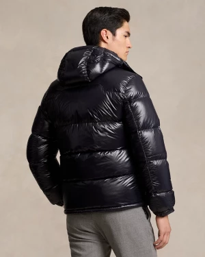 Polo Ralph Lauren Miesten Untuvatakki, THE GORHAM GLOSSED DOWN JACKET Musta