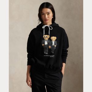 Polo Ralph Lauren naisten huppari, KNIT-SWEATSHIRT Musta
