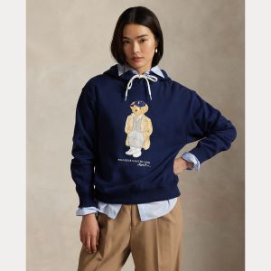Polo Ralph Lauren naisten huppari, KNIT SWEATSHIRT Tummansininen