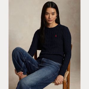 Polo Ralph Lauren naisten neule, JULIANNA LS PULLOVER Tummansininen