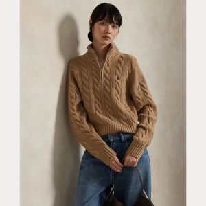 Polo Ralph Lauren naisten neule, SWEATER-PULLOVER Kameli